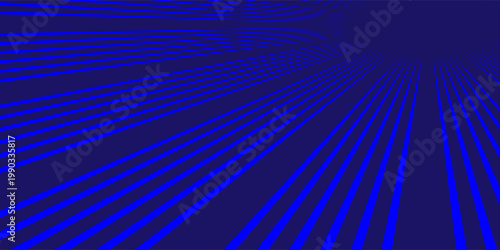 High-impact abstract comic book background featuring sharp blue radial speed lines emanating from a dark central focus on a navy field. modern design