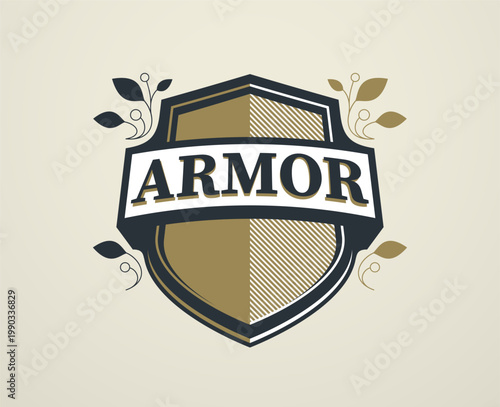 Military style heraldic shield inspired by tactical units, armed forces and combat readiness, symbolizing strength, discipline and strategic defense.