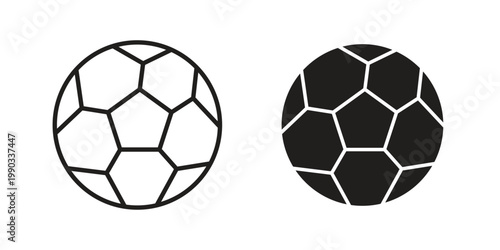 Bild auf Leinwand Football icon for web and mobile app. Vector icons