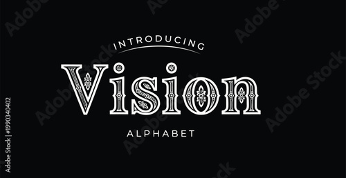 Introducing the Vision Alphabet in a modern and sleek design
