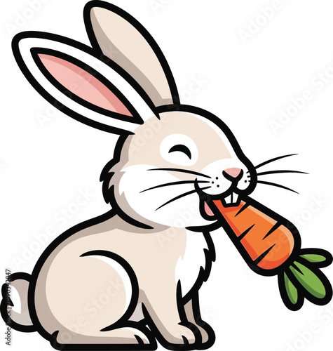 rabbit with carrot