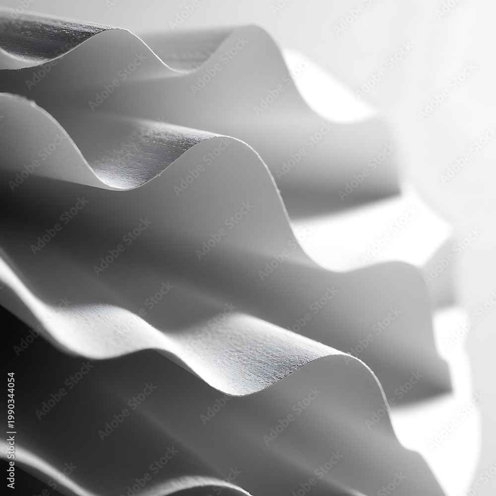 Obraz premium The concept of waves creates a sense of depth
