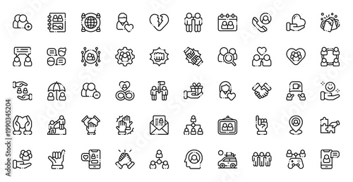 Friendship Two Friends Icon