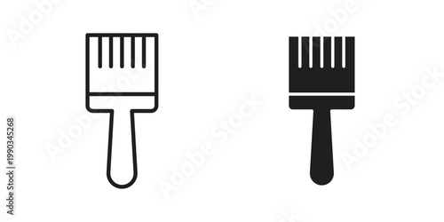 Paint brush icon for web and mobile app. Vector icons