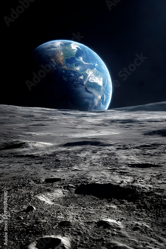 View from the moon