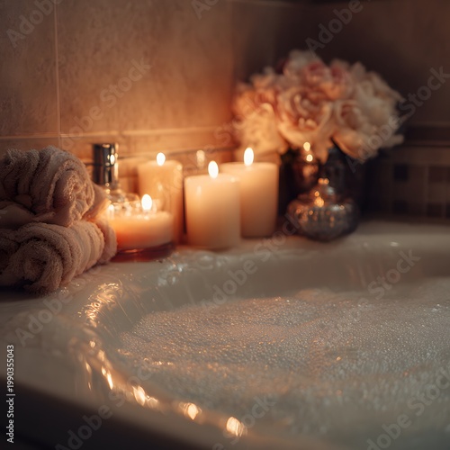 pampering self-care moment