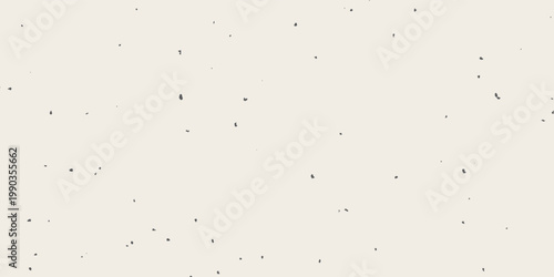 Cream seamless grain paper texture. Vintage ecru background with dots, speckles, specks, flecks, particles. Light tan craft repeating wallpaper. Natural beige grunge surface texture. Vector backdrop