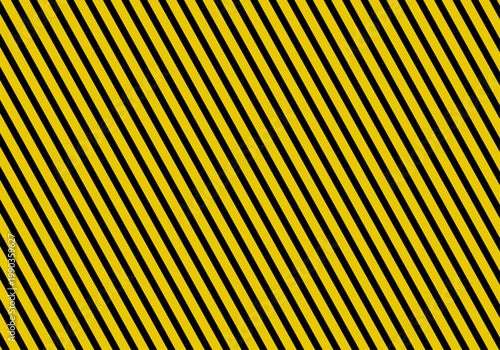 Fondo de franjas diagonales de advertencia en color amarillo y negro