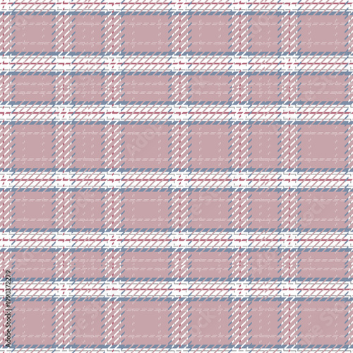 seamless plaid pattern with pink blue and white colors