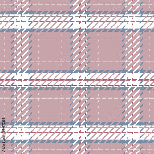 seamless plaid pattern with red, white, and blue colors