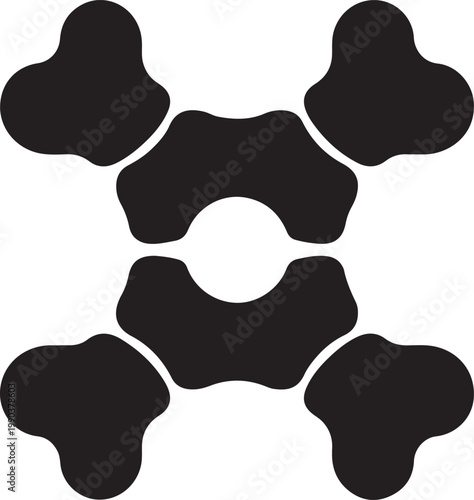 Spine disc icon. Simple illustration of spine disc vector icon for web design isolated on white background