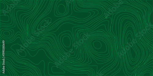 Green topographic map contour lines abstract vector background texture