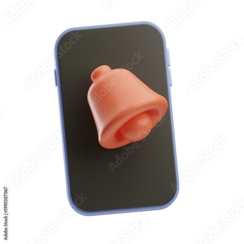 Smartphone with Bell Icon