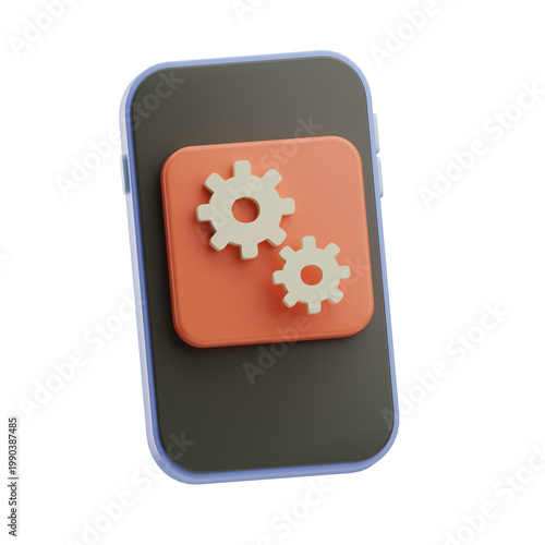 Mobile App Settings Icon