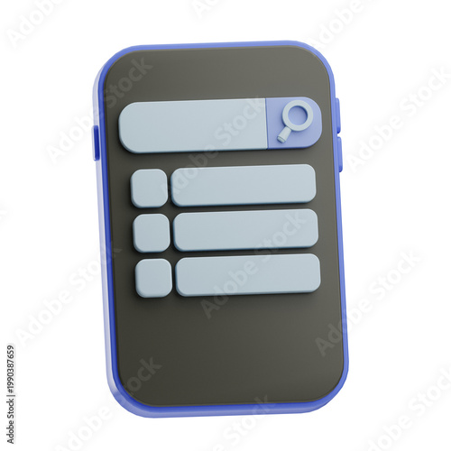 Smartphone with User Interface Design