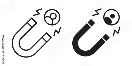 User engagement icon symbol vector elements for infographic web. EPS10