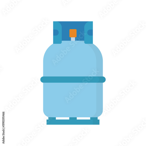 Gas Cylinder vector illustration on a white background