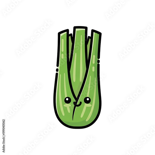 Cute Celery Character.