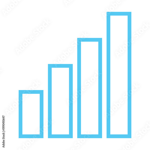 グラフや電波のアイコンデータ（水色）