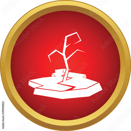 Dry cracked earth with a dead tree representing drought and climate change