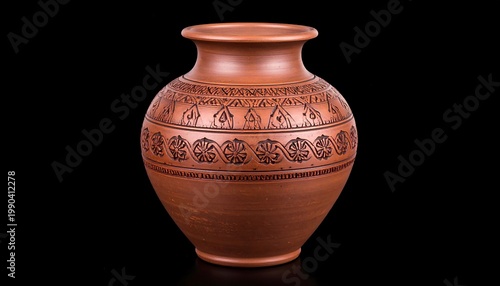Earthenware Vase with Pottery.