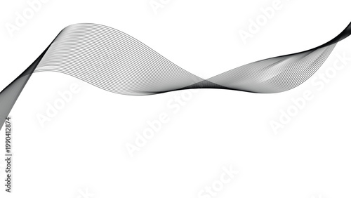 satin ribbon on white