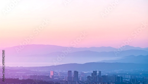 Cityscape at Sunrise.