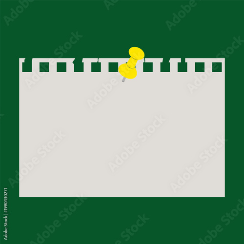 Illustration of a white note.