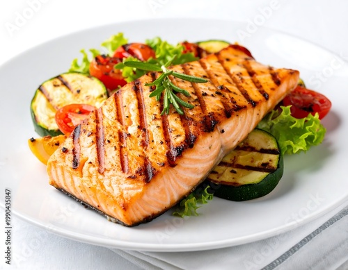 Grilled Salmon Dish.