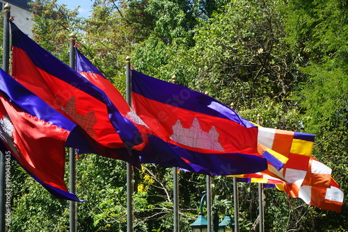 flags of Cambodia