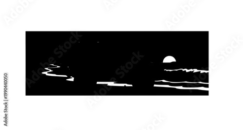 Vector cartoon 4x4 beach car illustration with off road vehicle isolated on white background