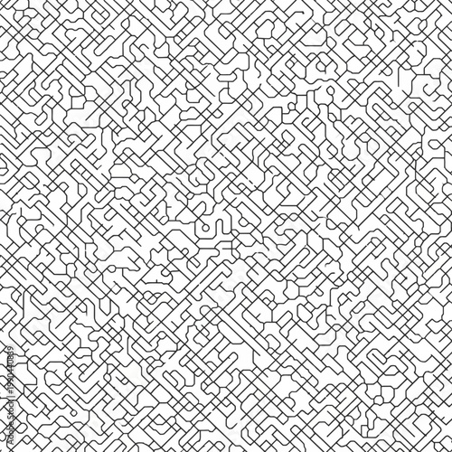 Black and white puzzle pieces pattern.
