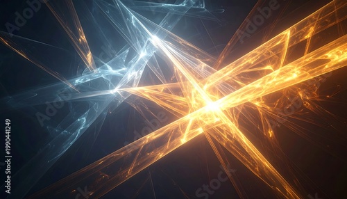 Abstract Light Trails.