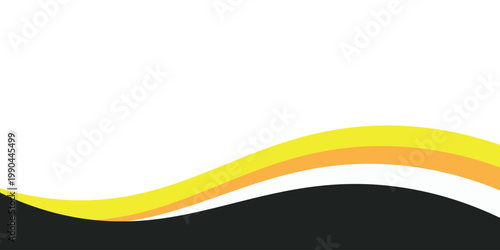 Abstract wave footers background illustration, EPS 10, Vector Illustration