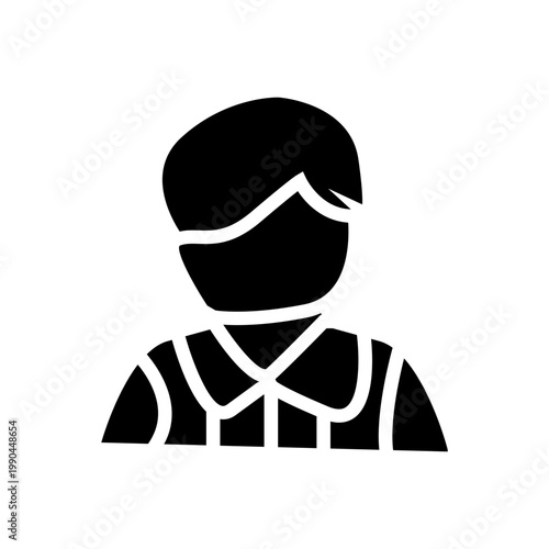 referee man with referee shirt, representative manage the course of the match int he field.