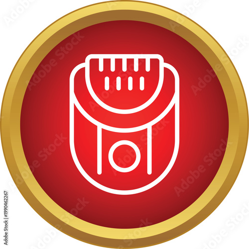 Electric shaver icon representing personal hair removal and hygiene appliance