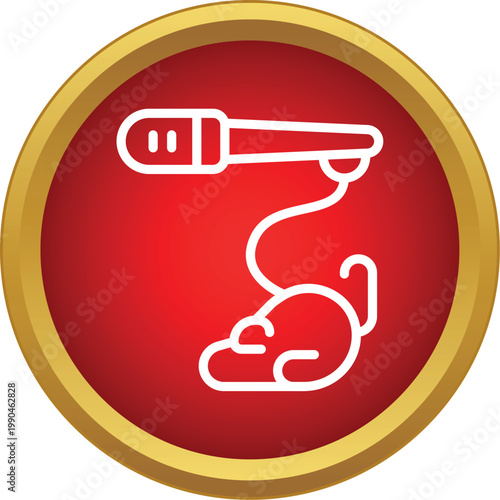 Cat teaser toy with a mouse design for pet entertainment