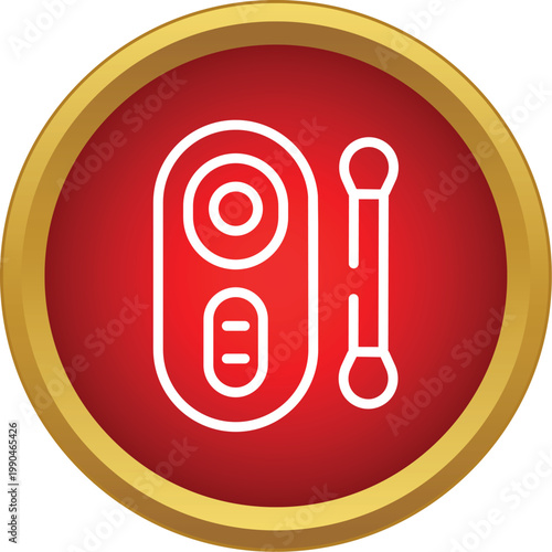 Makeup compact kit with applicator providing beauty and glamour concept