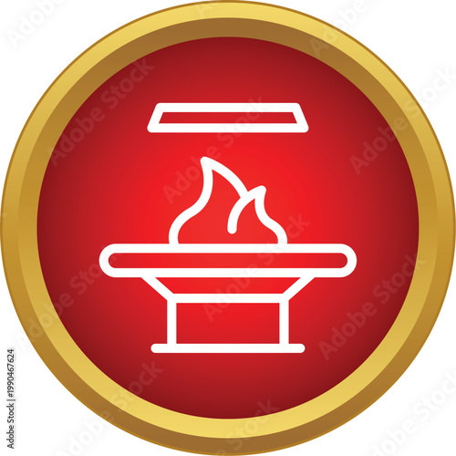 Fire consuming a hearth, delivering warmth and a cozy interior atmosphere