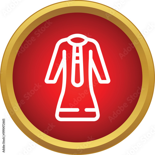 Kurti tunic representing fashion and traditional attire in an icon