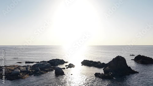 Faro de Illes Formigues en Palamos, Girona, Catalunya