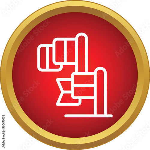 Windsock providing visual indication of wind conditions at an airport or airfield