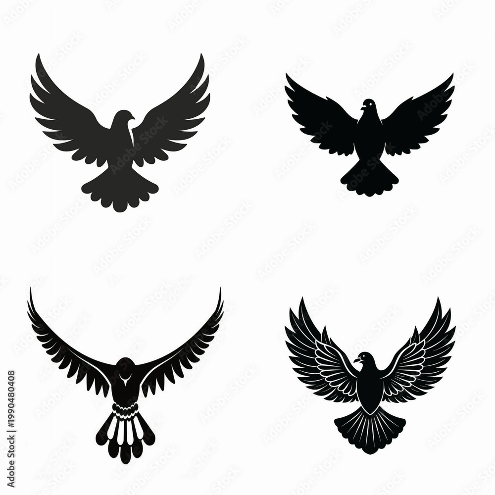 Fototapeta premium Colorful Bird Vector Illustration
