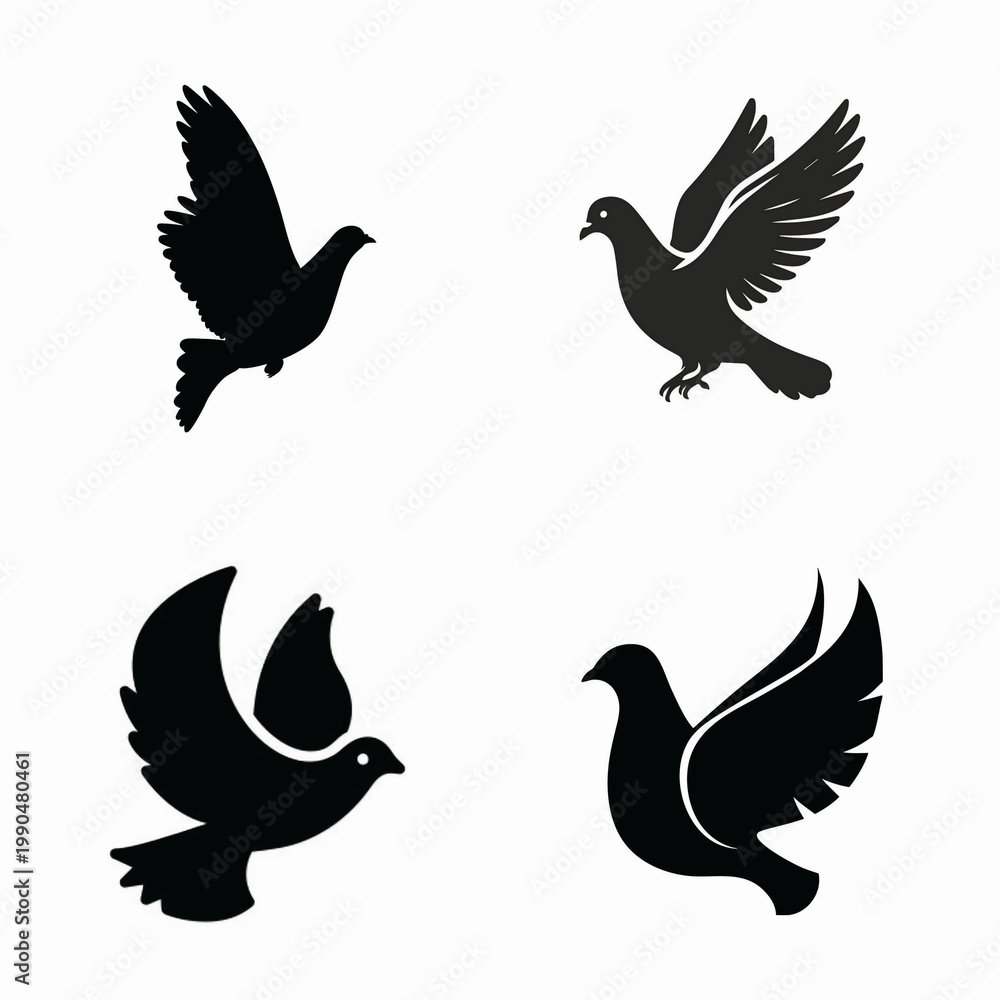 Fototapeta premium Colorful Bird Vector Illustration