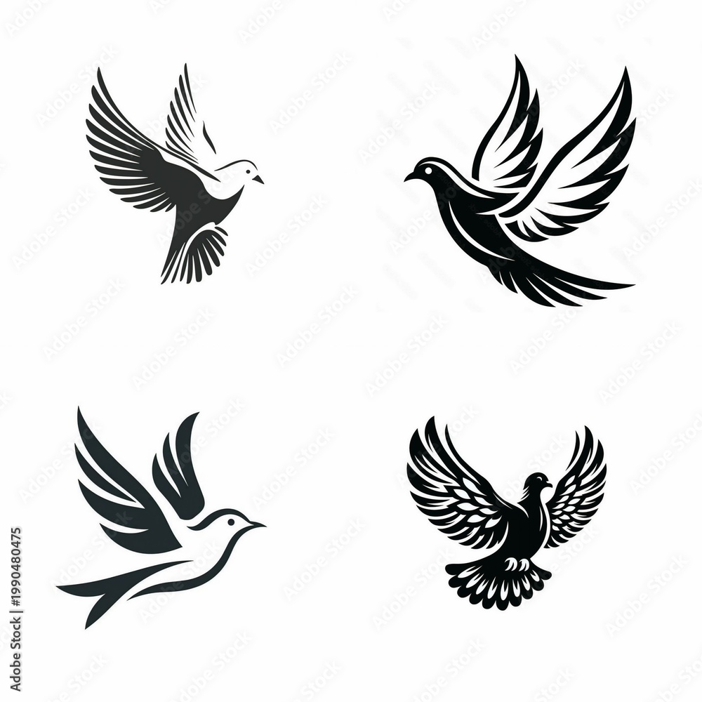 Fototapeta premium Colorful Bird Vector Illustration
