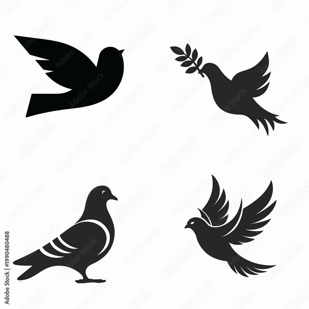 Fototapeta premium Colorful Bird Vector Illustration