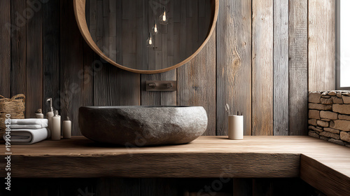 Elegant bathroom interior design clean restroom aesthetic cozy environment modern viewpoint