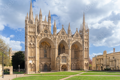 Peterborough Cathedral in Cambridgeshire England