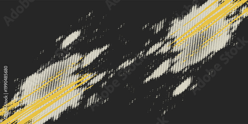 Modern and attractive minimalist abstract yellow grunge sports background design template. eps 10