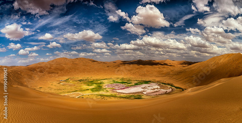 Bilde på lerret Badain Jaran desert. North China. Inner Mongolia. Gobi desert.